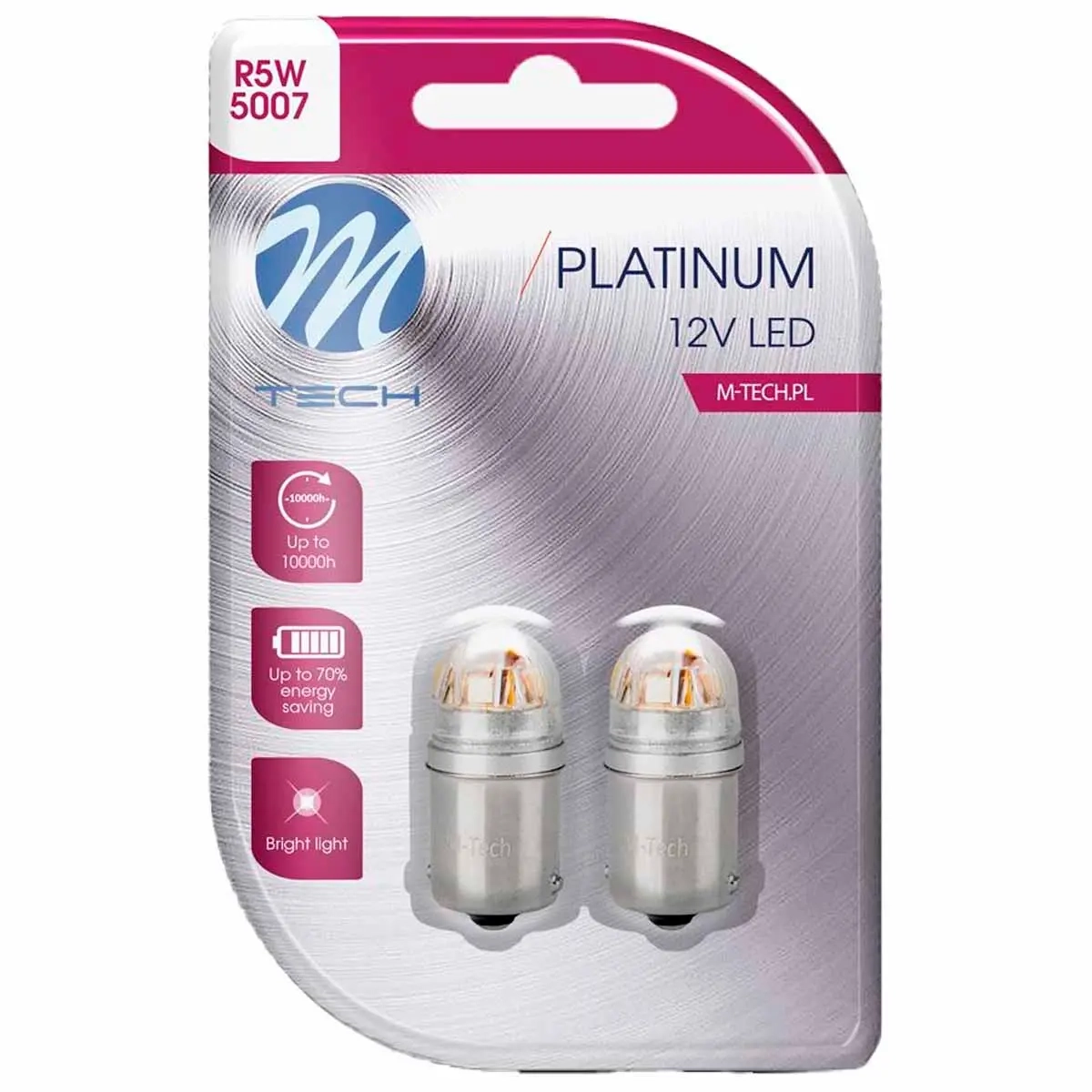 LED-pære Platinum R5W 12-24V 1W 2 stk - LED-lys og LED-sæt - 5901508554611 - 0