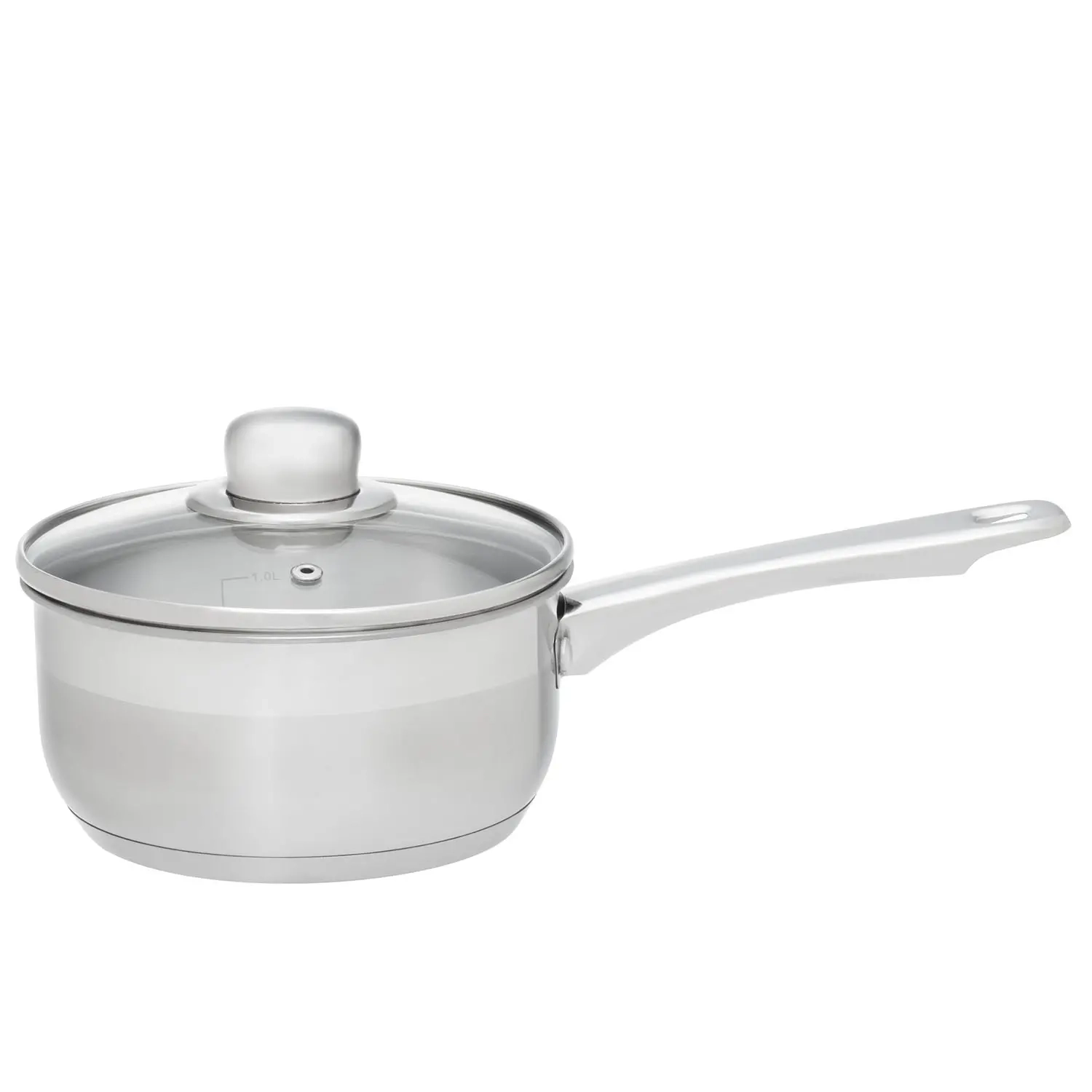 Grundig Kande 1,5L Stål m. låg 16cm - Gryder og stegepander - 6410411821042 - 0