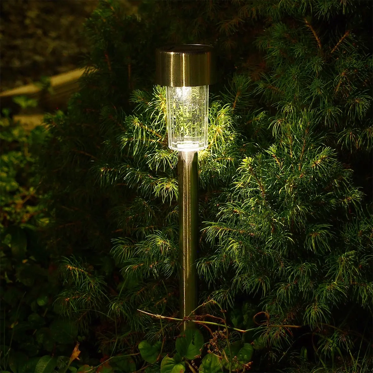 Solcellelampe Rør rustfrit stål - Solcellebelysning - 6410413039223 - 2