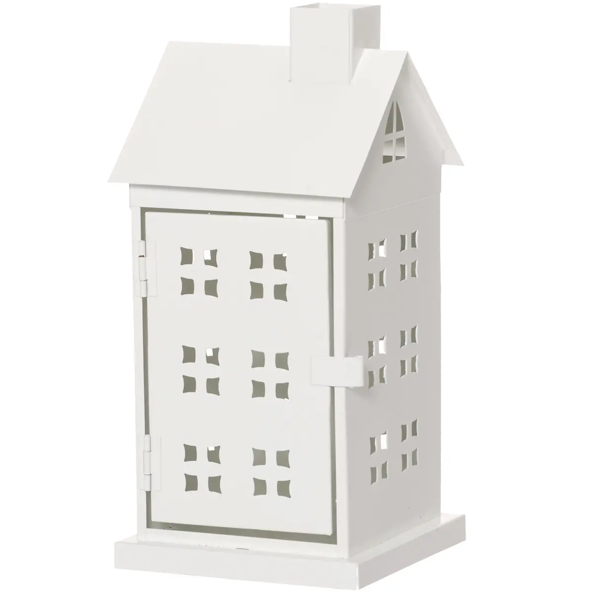 Lanterne Hus hvid 25 cm - Lanterne - 6410416406589 - 0