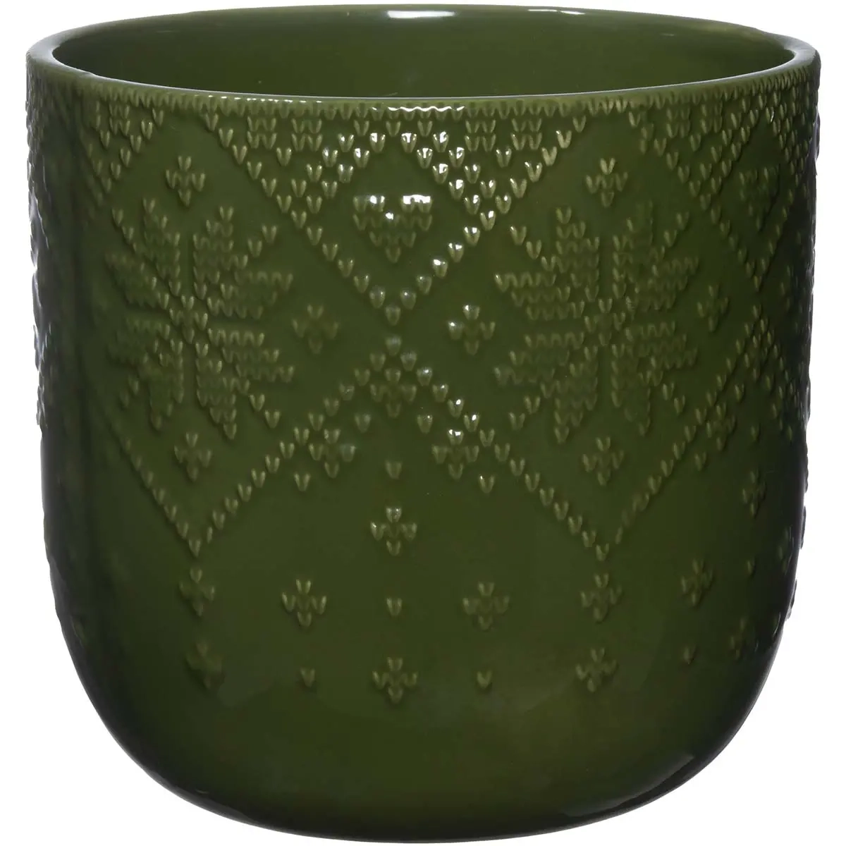 Krukke Neulos 10 cm grøn - Krukker og blomsterstandere - 6410416515854 - 0