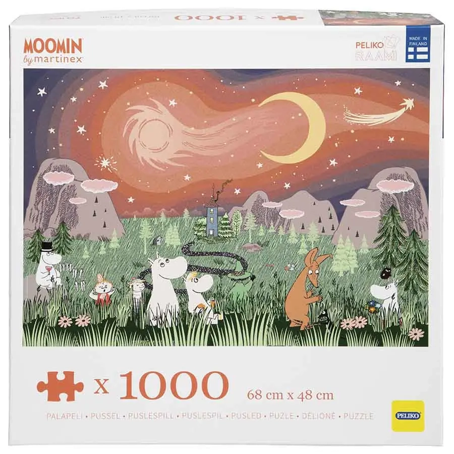 Mumin Pussel 1000 bitar KLART STJÄRNKLAR - Pusselspel och brädspel - 6416550860805 - 1