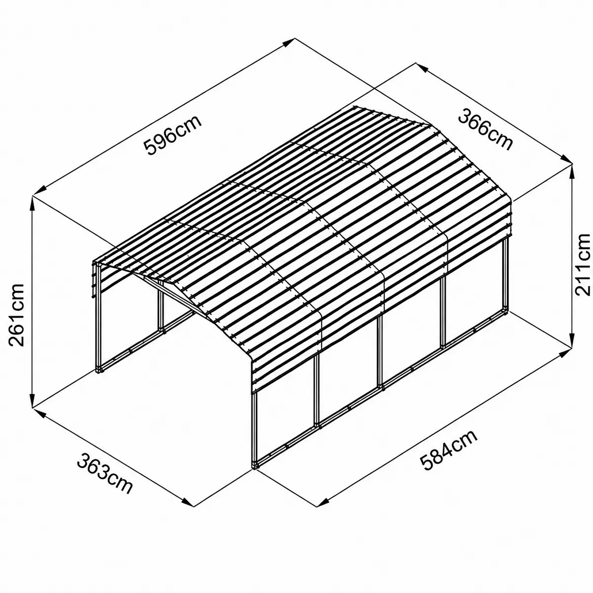  - Garage och garagetält - 6430079601138 - 1