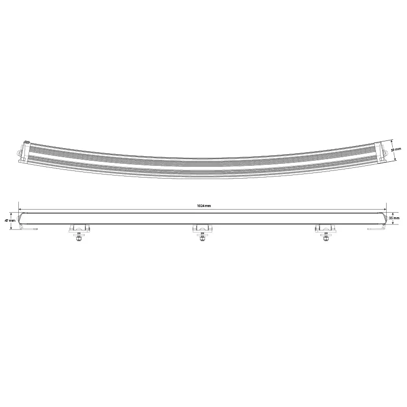 Ekstra lys Surge Super Slim 40 LED 360W 10 - Ekstra lys - 6438255038792 - 4