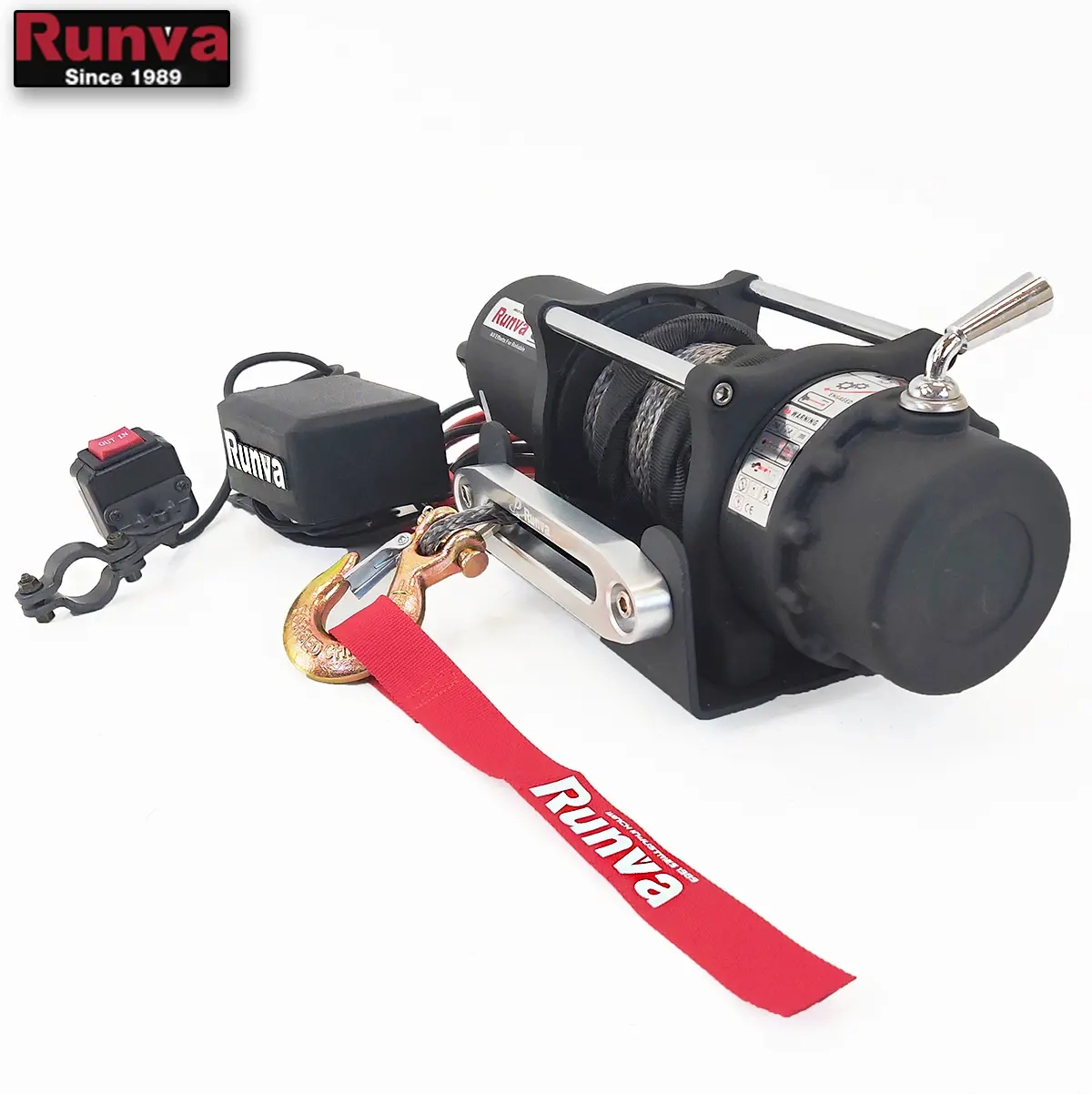Vinsch Runva 2495kg 5500lbs med rep - Vinschar till ATV - 6438471002843 - 1