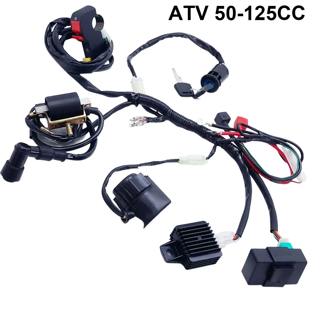 Elsats Honda-typ 50-140cc - ATV el-sæt og startmotorer - 6438471014075 - 0