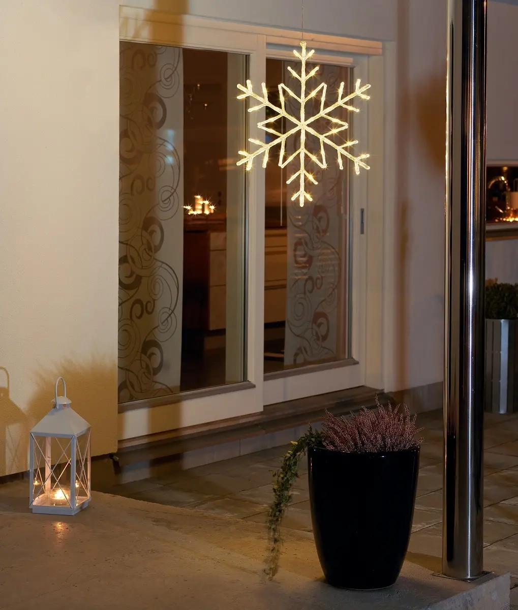 Snowflake 24led 40cm varmvit - Dekorationsbelysning - 7318304401038 - 1