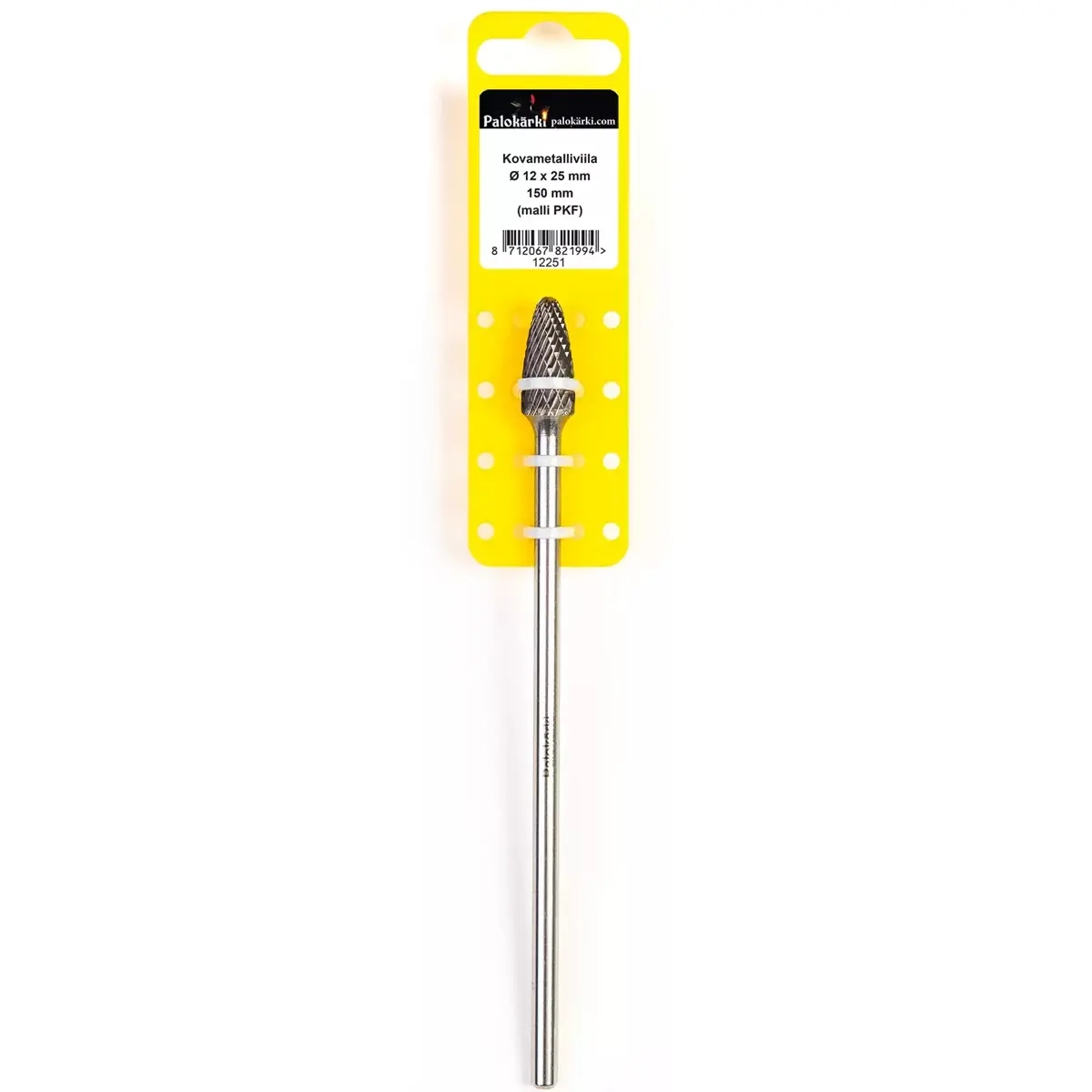 Hårdmetallfil 150 mm 12 x 25 mm - Maskinfilar och fräsar - 8712067821994 - 1