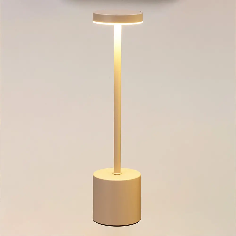 Bordlampe Cream 34 cm med dæmper - Bordlamper og læselamper - 8721037583862 - 1