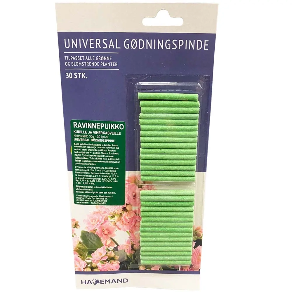 Punggødningspinde Havemand 30 stk. - Havejord og gødning - 5712872653080 - 0
