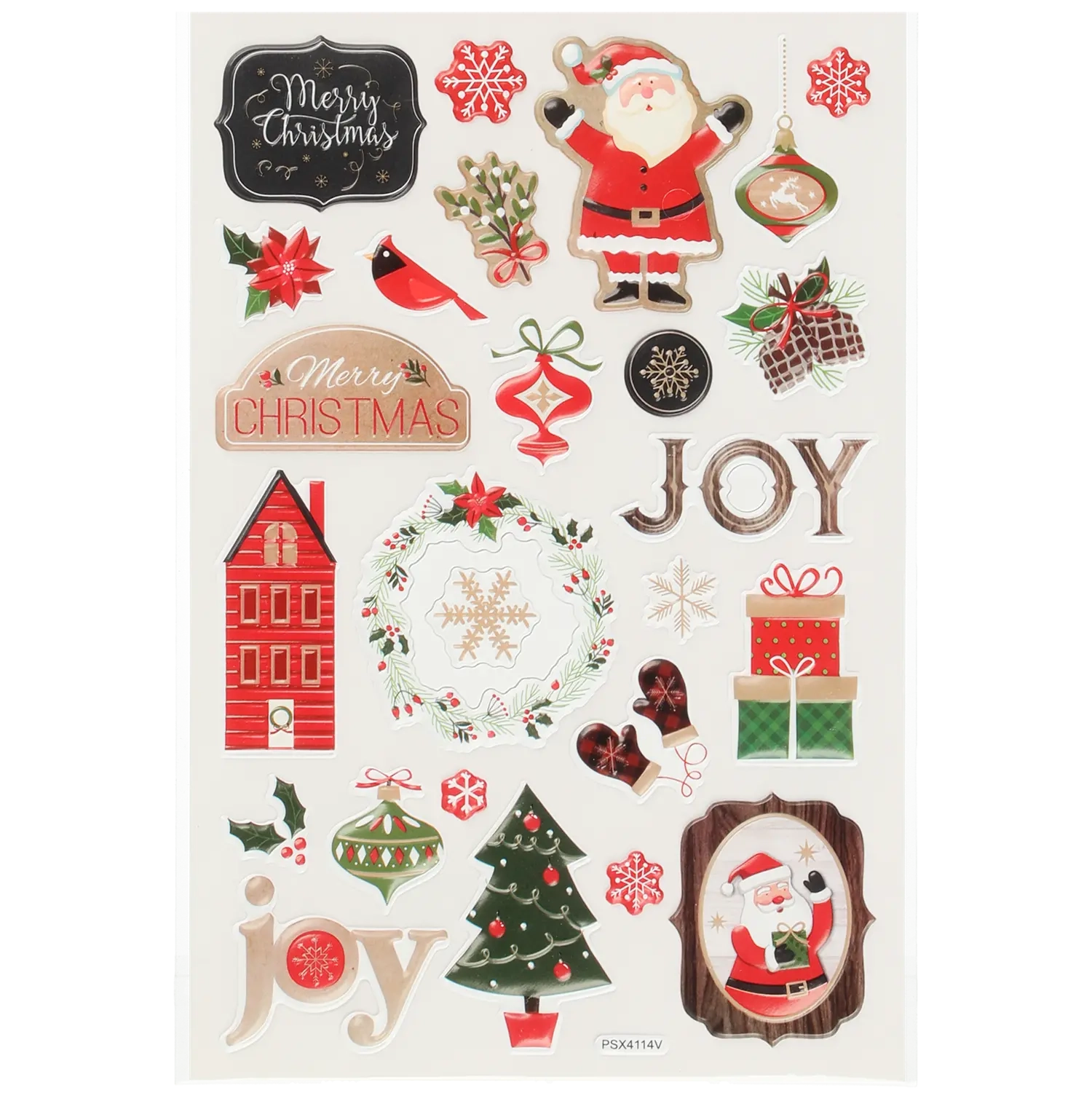 Mærkat Xmas Holiday assortiment - Emballage - 6410416214900 - 2