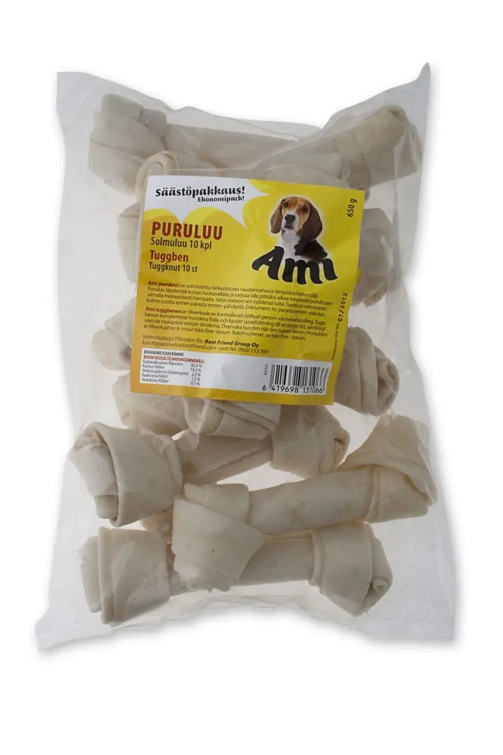 Hundes tyggeben Ami 15 cm 10 stk - Hundetyggeknogler, tyggepinde og tyggeruller - 6419698131066 - 1