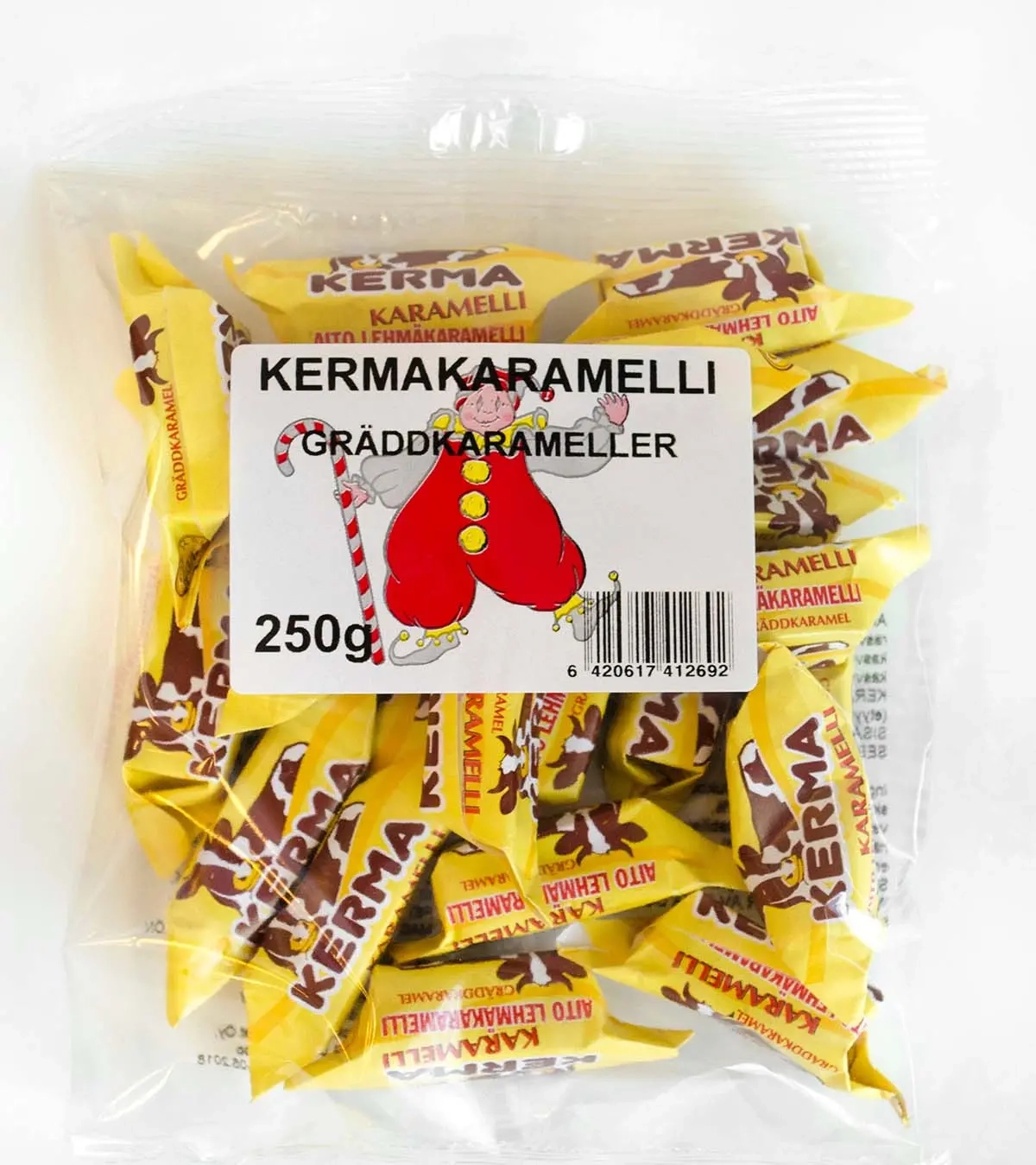 Ku-karamel fløde karamel 250 g - Slikposer - 6420617412692 - 0