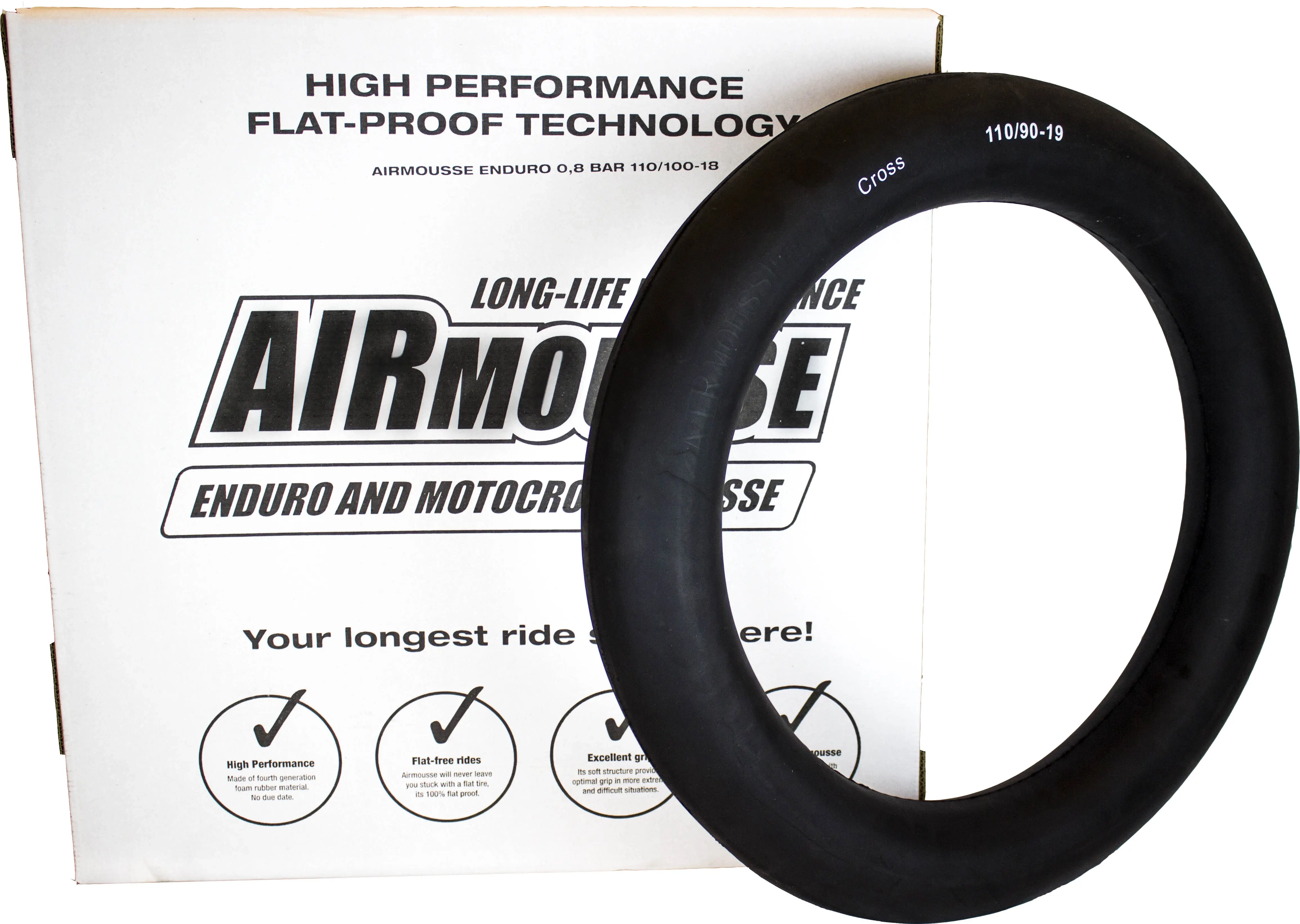 Innerdäck Airmousse 140/80-18 0,7bar - Mousse för motocross och enduro - 6438235166972 - 0