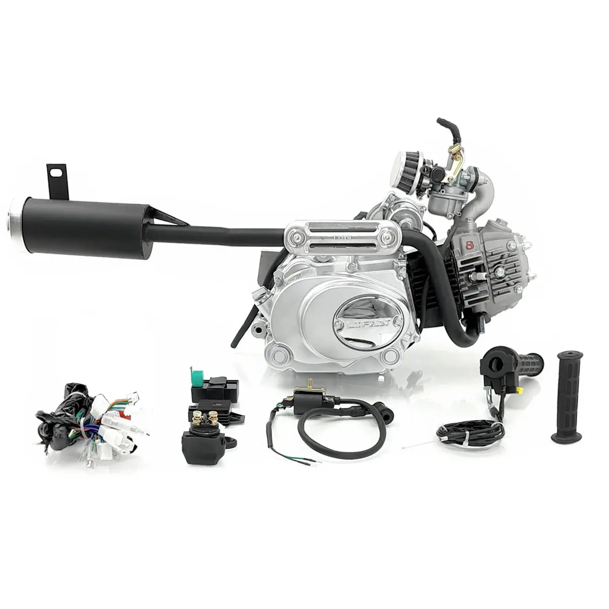 Motorkit TRX 110cc 3 + 1 med backväxel - Ersättningsmotorer till ATV - 6438471011708 - 1