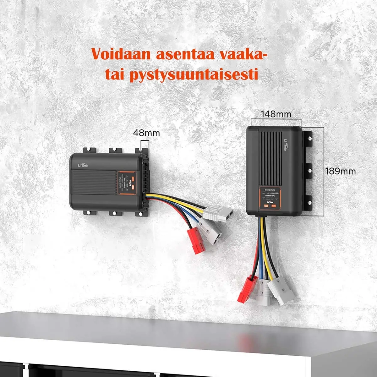 Batteriladdare DC-DC regulator + MPPT 12V 40A - LiFePO4-laddare och DC–DC-omvandlare - 6438471350678 - 1