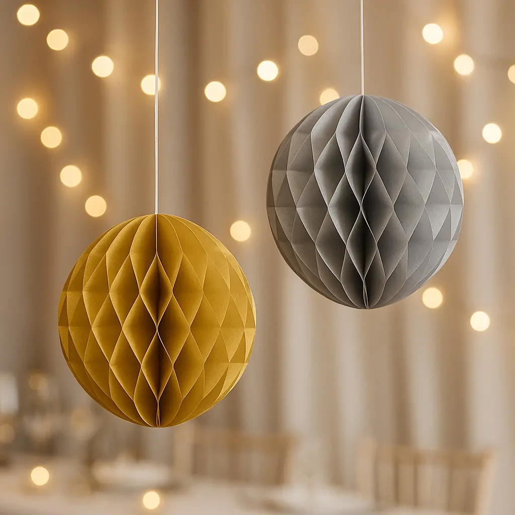 Bikakeboll Honeycomb 20cm 3-pack sortiment - Julgranspynt - 8719987682339 - 1