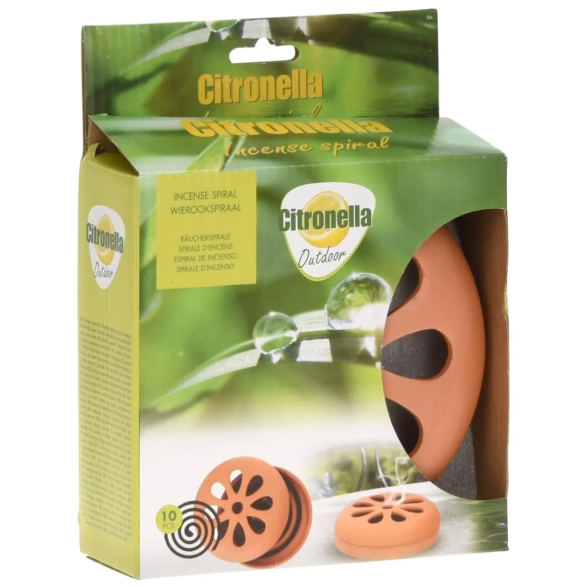 Myggrök Citronella i ställning 10st - Insektsfällor och insektsmedel - 8719987851735 - 2