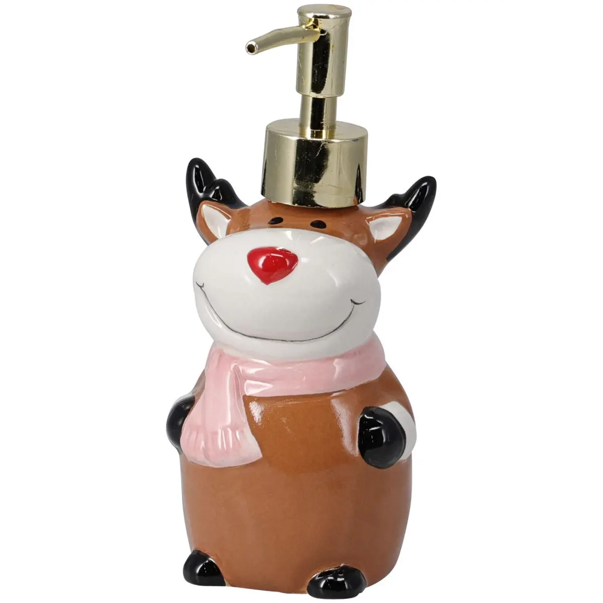 Julig tvålpump i keramik 18cm - Förvaring för kosmetika - 8721461060991 - 2