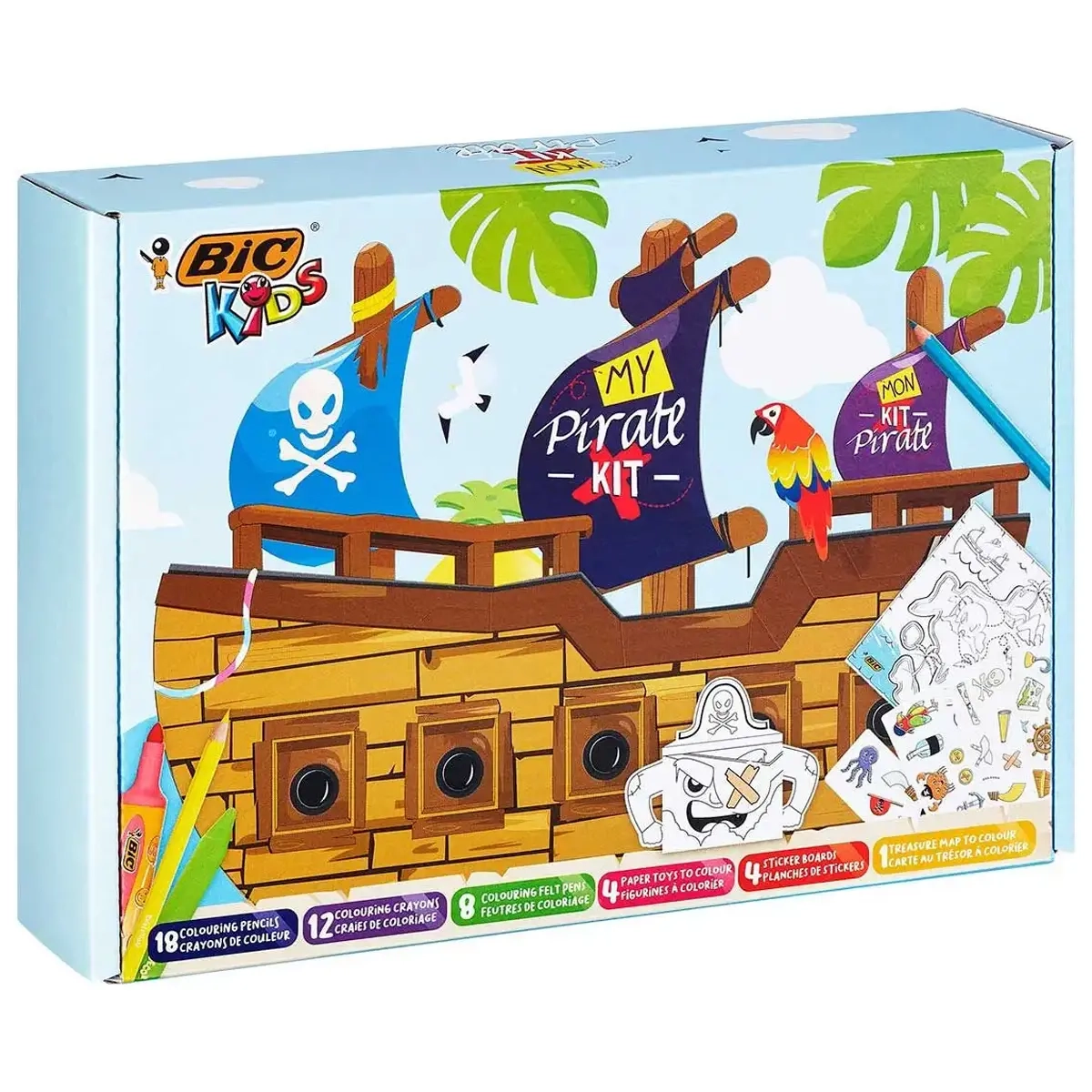 Pirat Kit Pysselset Bic - Pysseltillbehör - 3086123660236 - 0