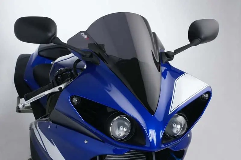 Motorcykelns vindruta Puig Yamaha R1 09-14 Dark Smoke - Vindskydd och visir till motorcykel - 4935000000704 - 0