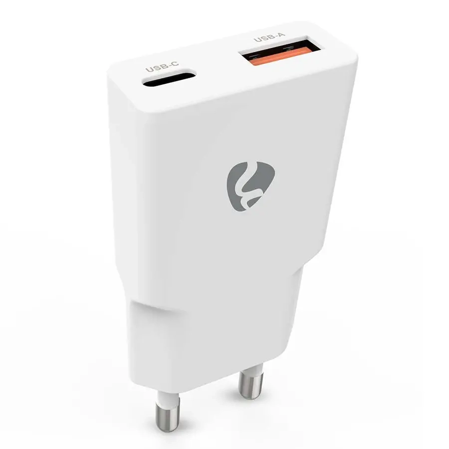 Väggladdare USB-C / A 20W GaN PD3.0 - Mobilladdare - 5412810470266 - 1