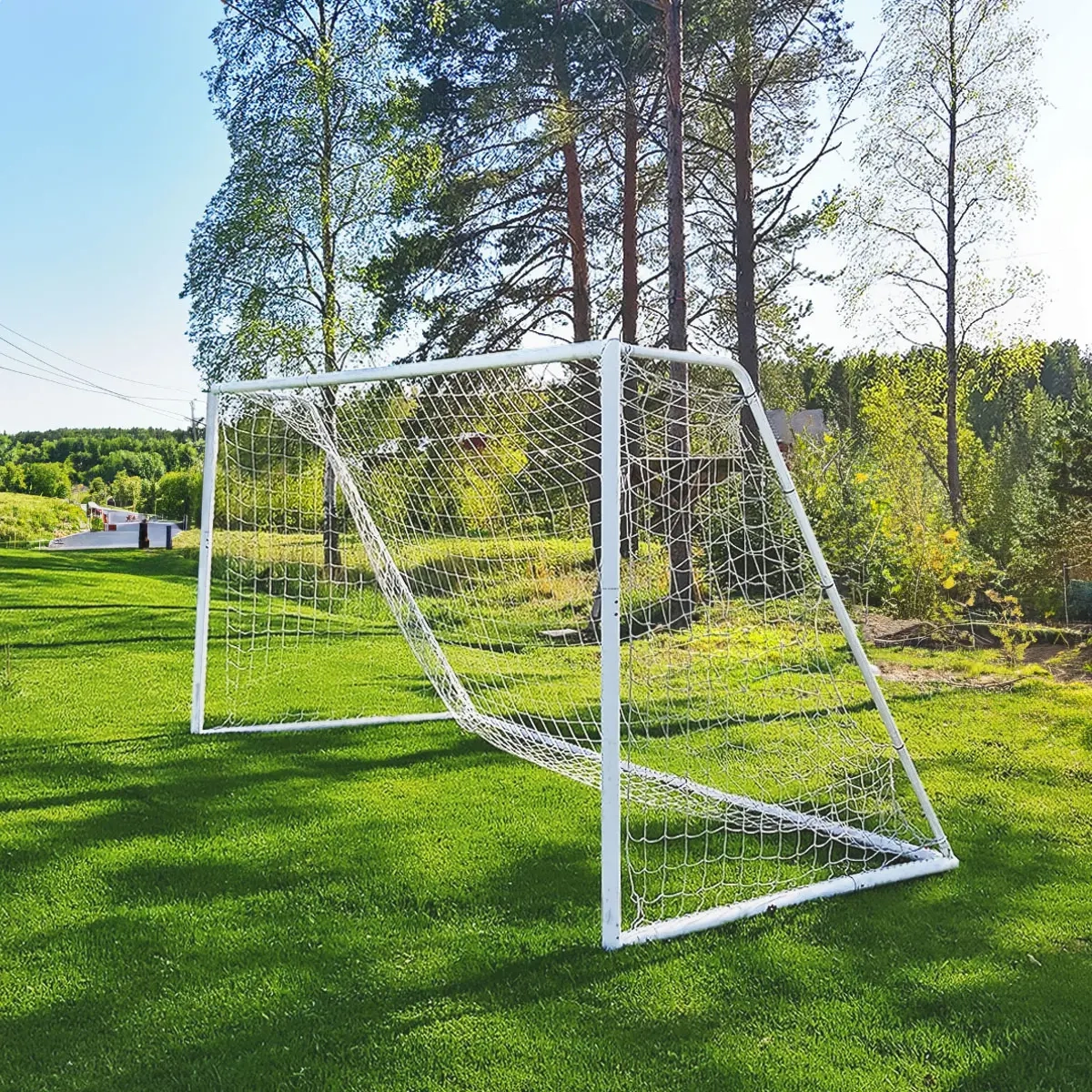 Fotbollsmål 366x198x152cm - Fotbollsmål, hockeymål och träningsnät - 6410412092601 - 1