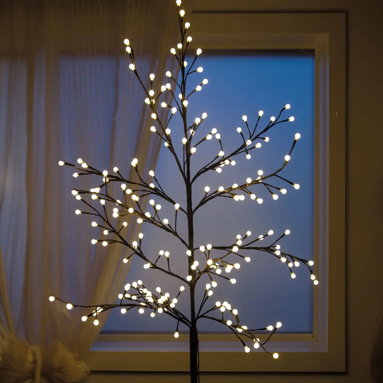 Ljusträd 150cm 200led varmvit - Stearinlys træ - 6410412544100 - 4