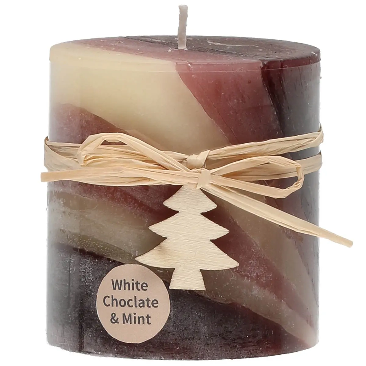 Doftbordsljus White Chocolate & Mint 7,5cm - Doftljus - 6410416101972 - 0
