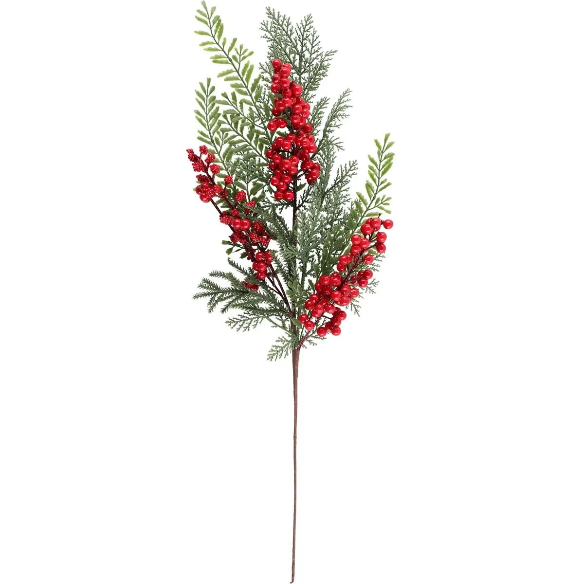 Dekorativ gren med bær 60 cm -  - 6410416511108 - 0