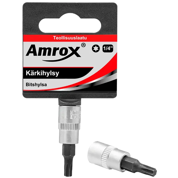 Torx-bit-sokkel 1/4