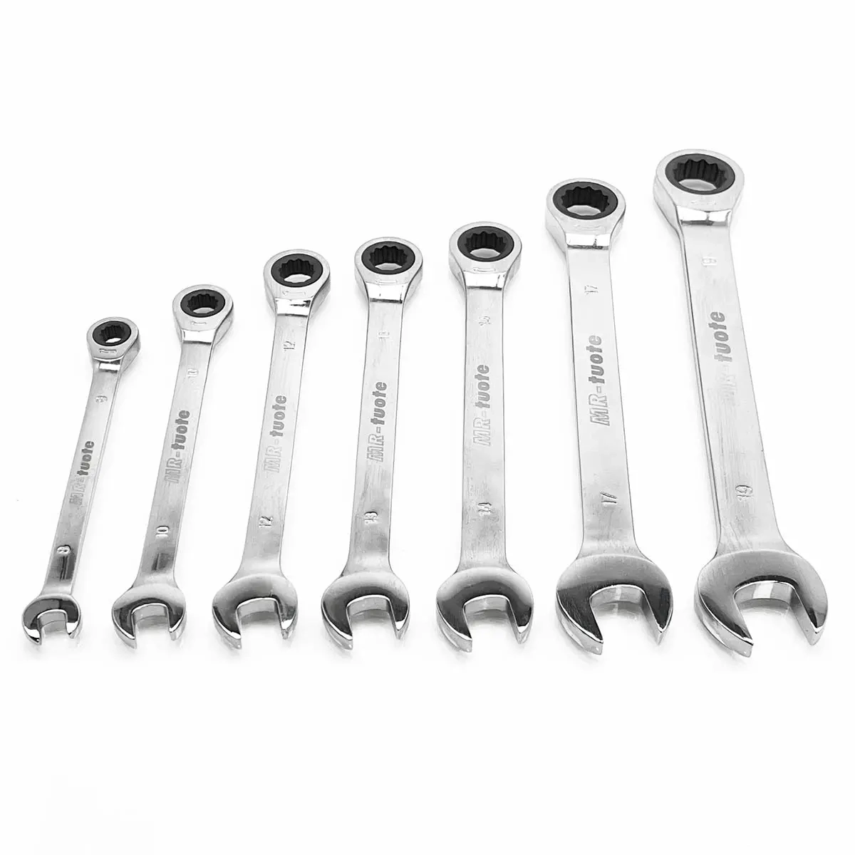 SPÄRRLÄNKSETT 7 STÄCKAR 8-19mm - Blocknycklar och spärringnycklar - 6430013062995 - 0