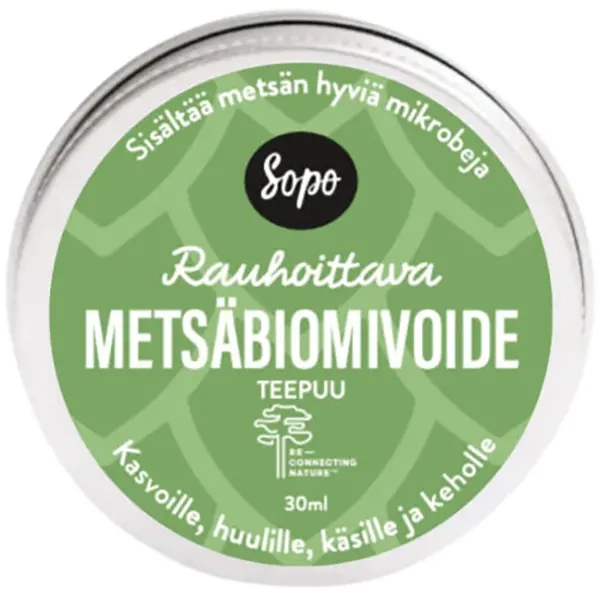 Sopo Soap Skogsbiomkräm Lugnande 30 - Naturlig kosmetika - 6430070050409 - 0