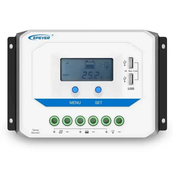 Solcellsregulator Epever PWM 10A - Laddningsregulatorer för solpaneler - 6438056306069 - 0