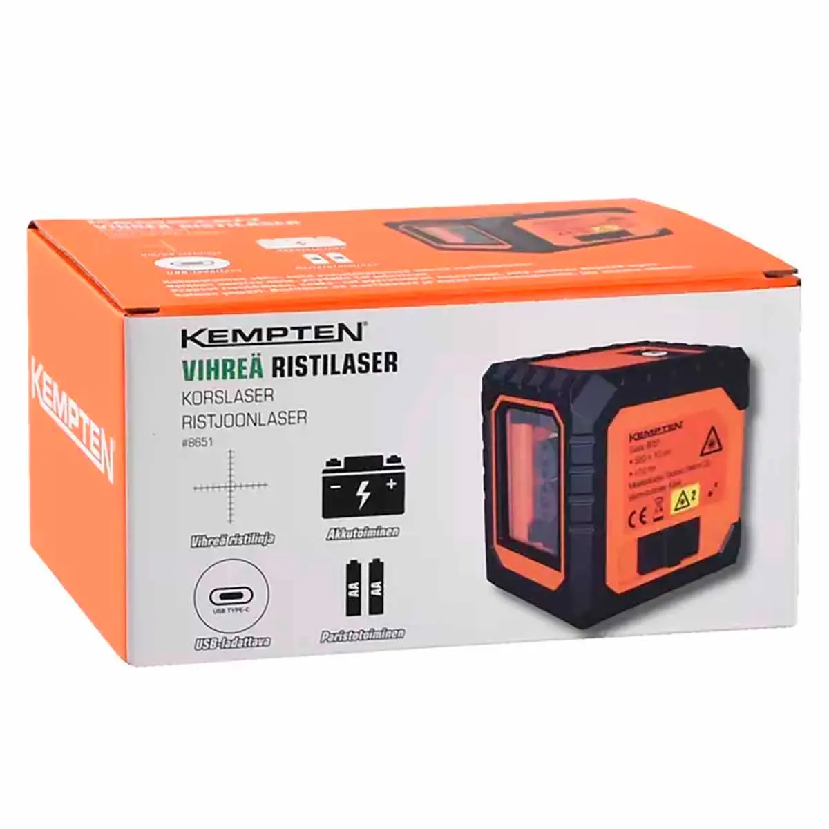 Kempten Korslinjelaser - Laser og måleværktøj - 6438152086513 - 1
