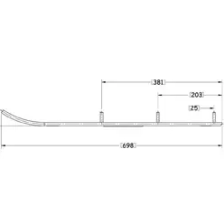 Styrplanka par Sno-X Defender -  - 6438235113389 - 0