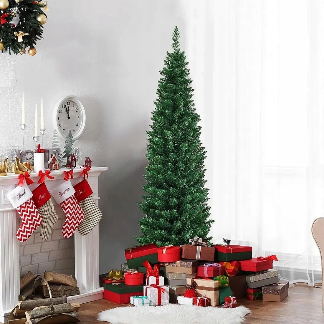 Juletræ Xmas smal 180cm - juletræer - 8721037138468 - 1