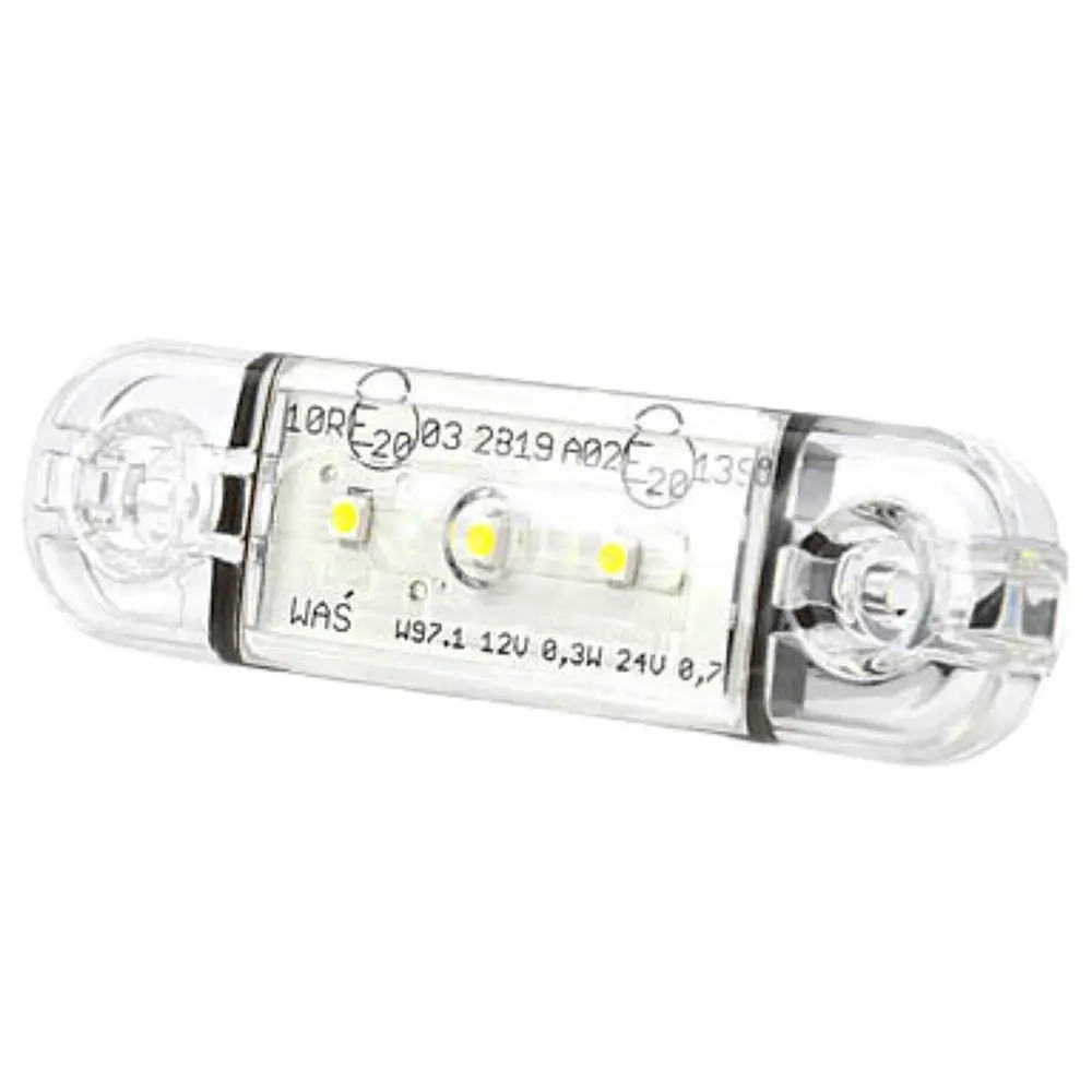 Kantljus led Bright 84x24x10mm 12V-24V - Positionsljus för släp - 5901323111549 - 0