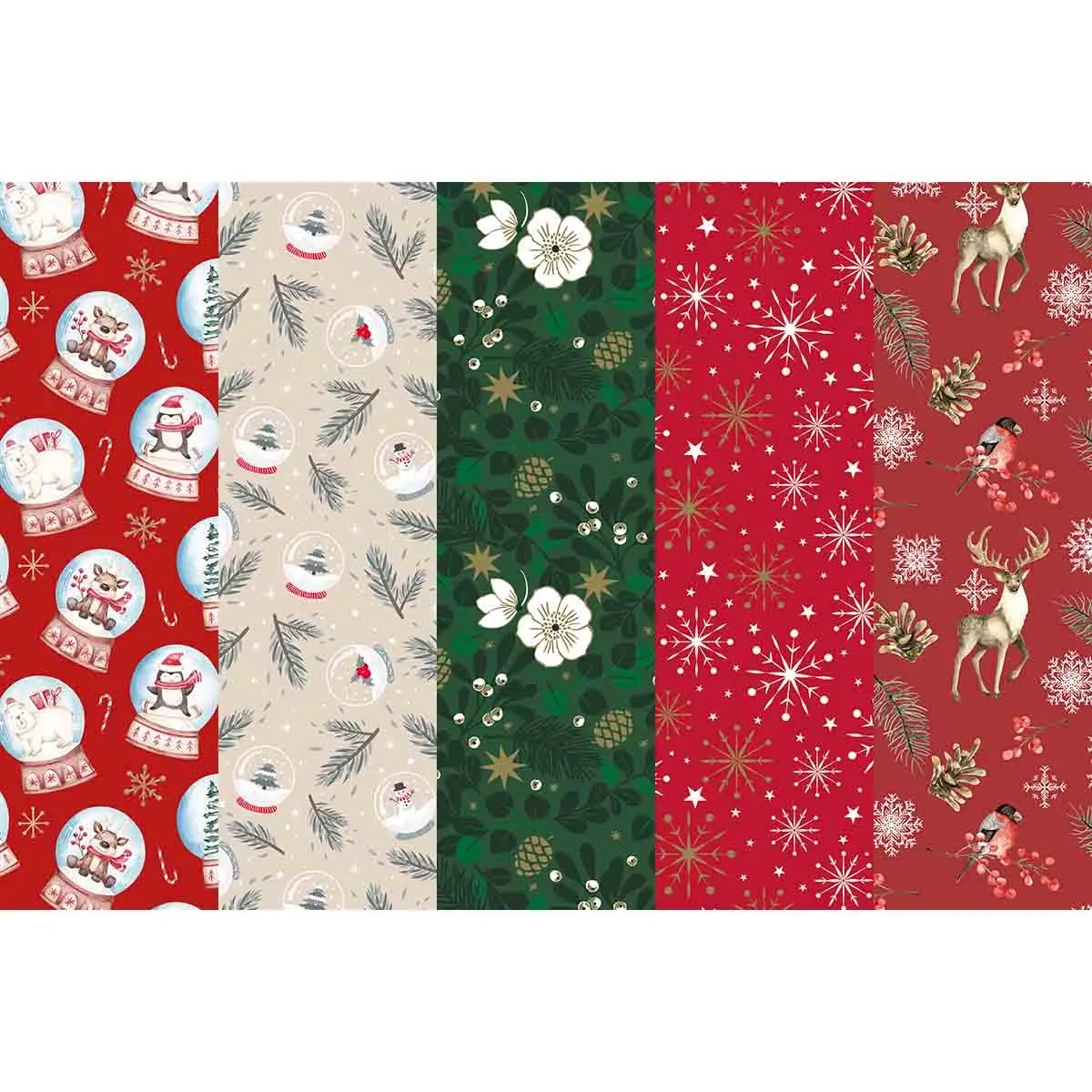 Julpapper 70cm x 5m - Paketinslagning - 6410410106645 - 0