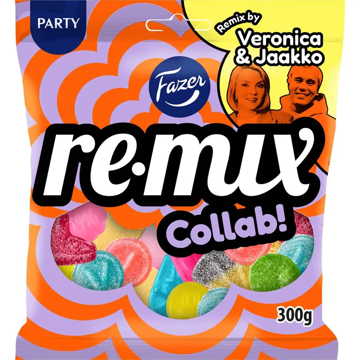 Remix Collab godispåse 300g - Godispåsar - 6416453040588 - 0