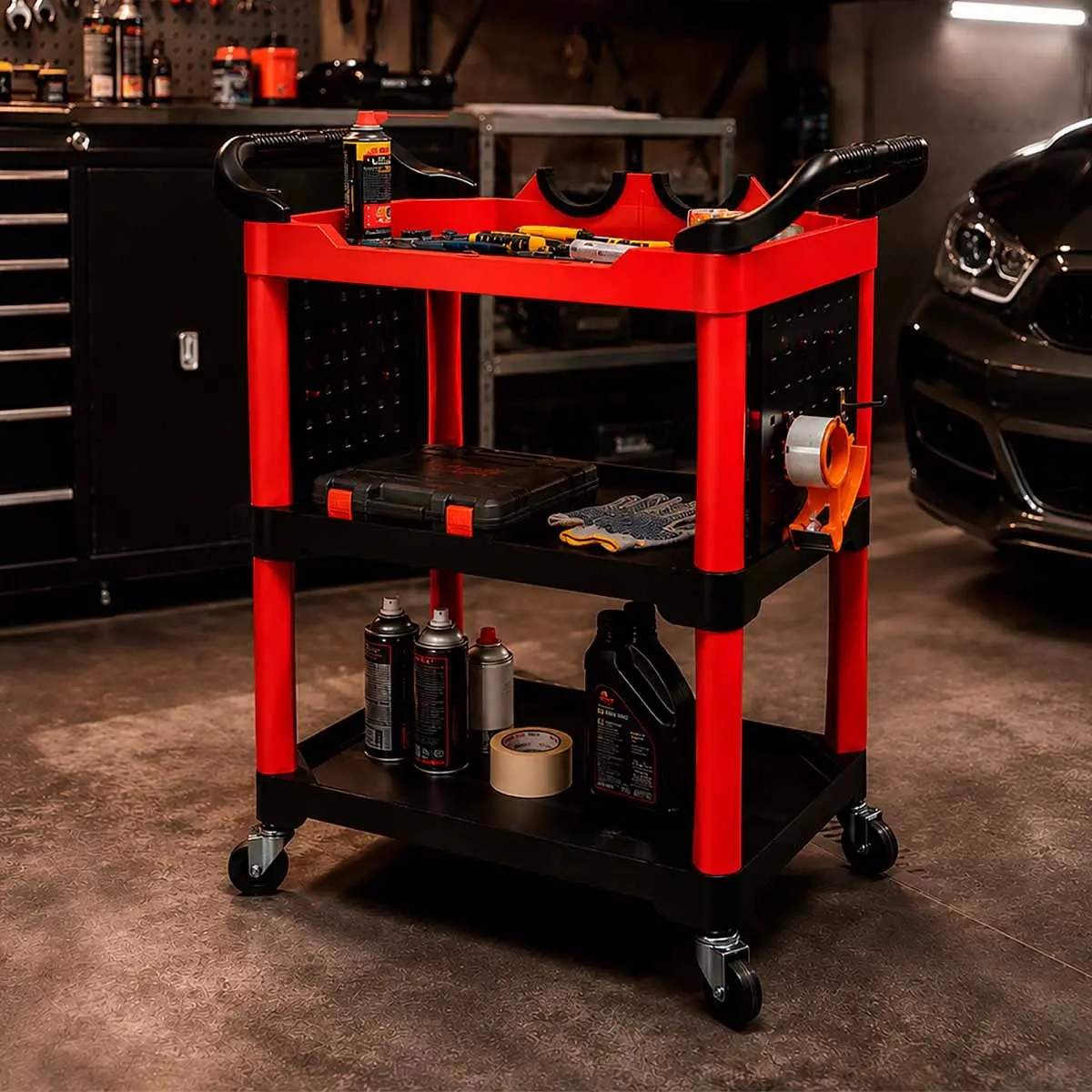 Verktygsvagn AX4 Detailing-vagn 120kg - Verktygsvagnar och verkstadsmöbler - 6418536040874 - 1
