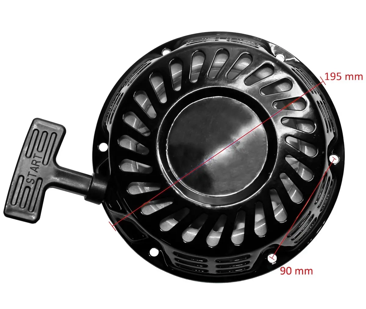Starterenhed 195mm GX240 GX270 7-9hk - 9 hk motorreservedele - 6419773758256 - 0