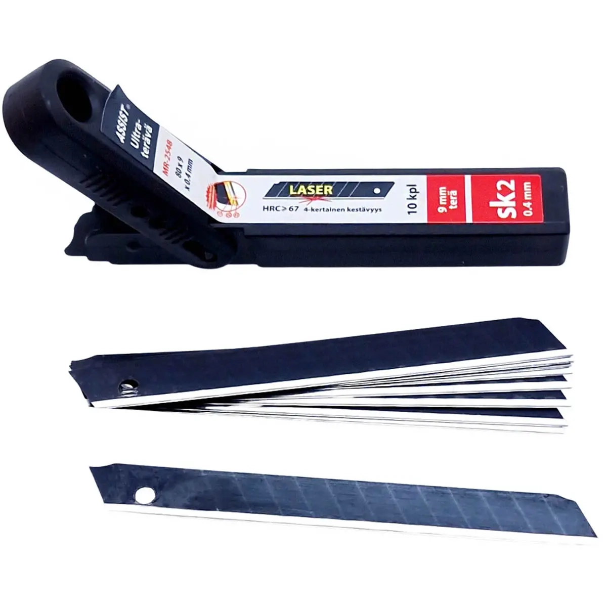 Brytblad 10st 9x80mm SK2 - Knivar och brytbladsknivar - 6430074693671 - 0