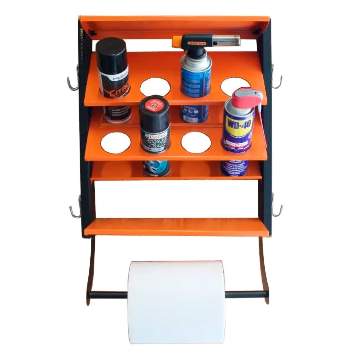 Sprayflaskeholder 8-pladspapirholder - Opbevaringshylder - 6430074696818 - 0