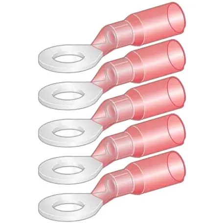 Krympringskontakt M6 0,5-1,5mm2 5 st p - Krympslangar och elmaterial - 6438255200625 - 0
