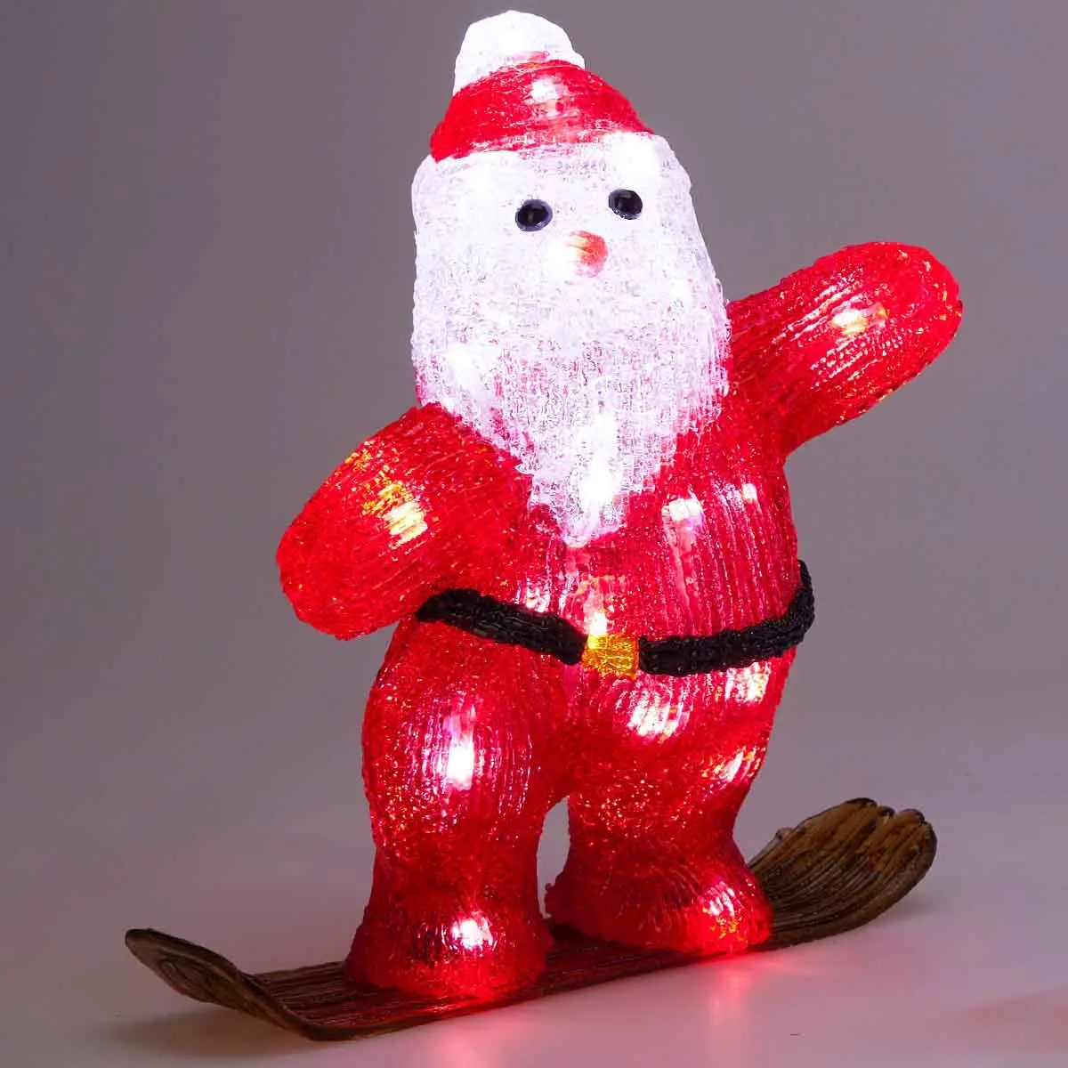 Ljusslinga Julfigur 30 LED 25 cm sortiment - Dekorationsbelysning - 8721037580038 - 1
