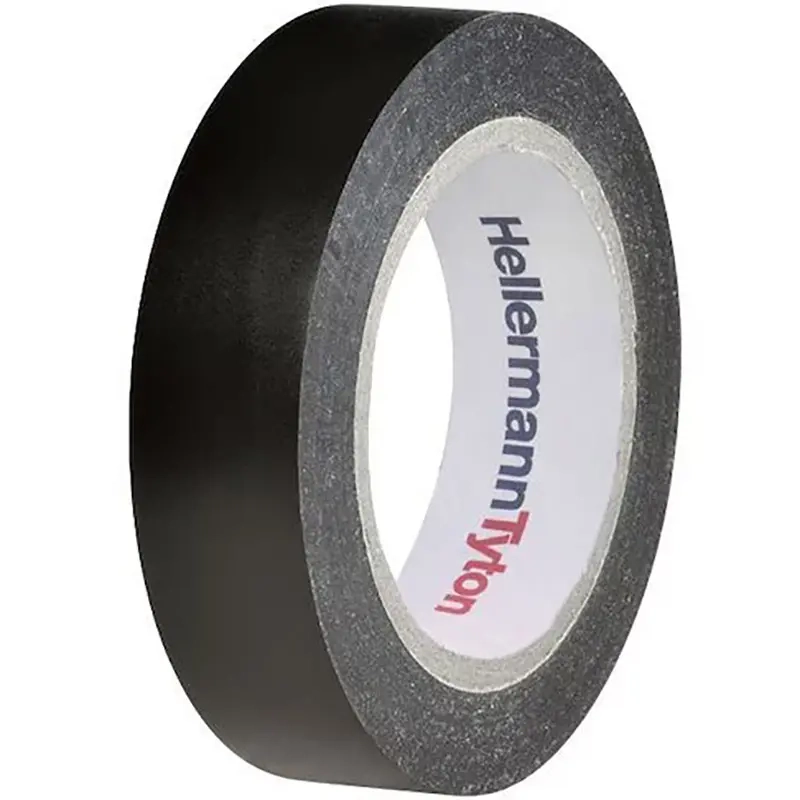 Elektrisk tape sort HellermannTyton 10m - El-tape og vulkantape - 4031026401676 - 0