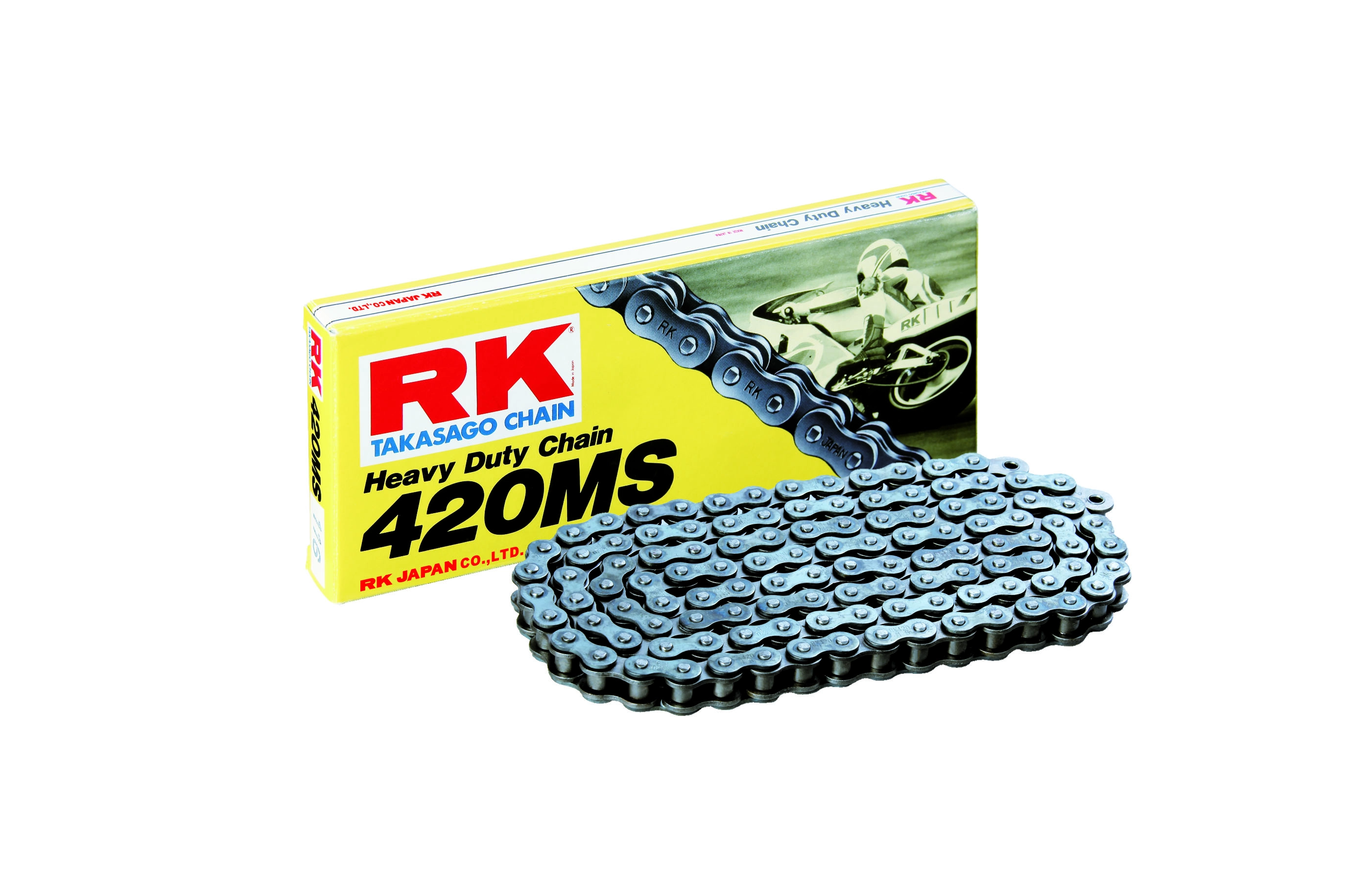 Mopedkedja RK 420MS 130CL. - Kedjor och kedjelås till moped - 4935531401018 - 0