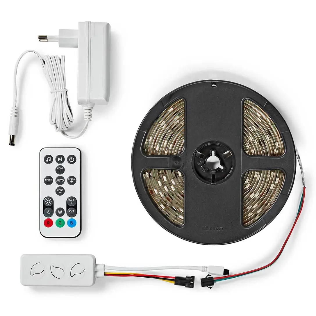 LED-remsa RGB Bluetooth 5m SmartLife - LED strip og LED strip - 5412810335060 - 5