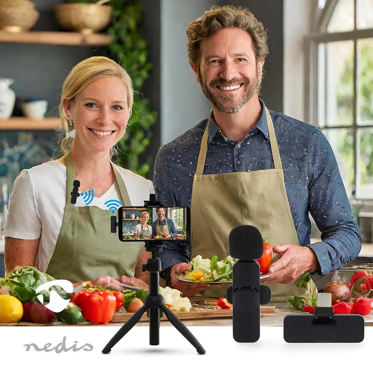 Mikrofon för smarttelefon med USB-C - Hörlurar - 5412810451111 - 3